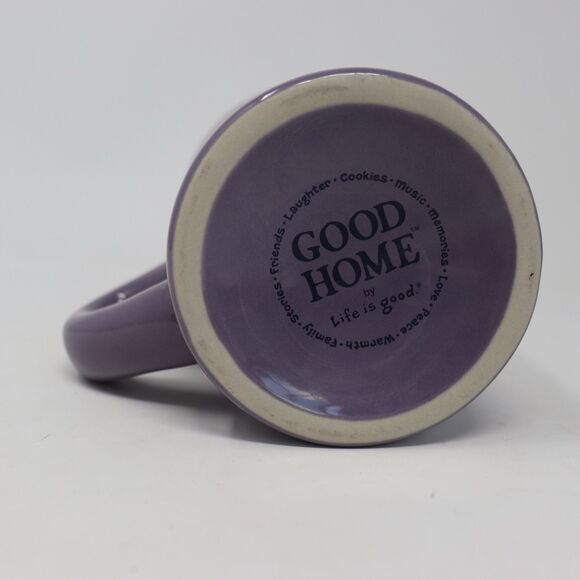 Life Is Good Purple Mug/Cup With Pink Heart - Do What You Like, Like What You Do - Picture 2 of 3